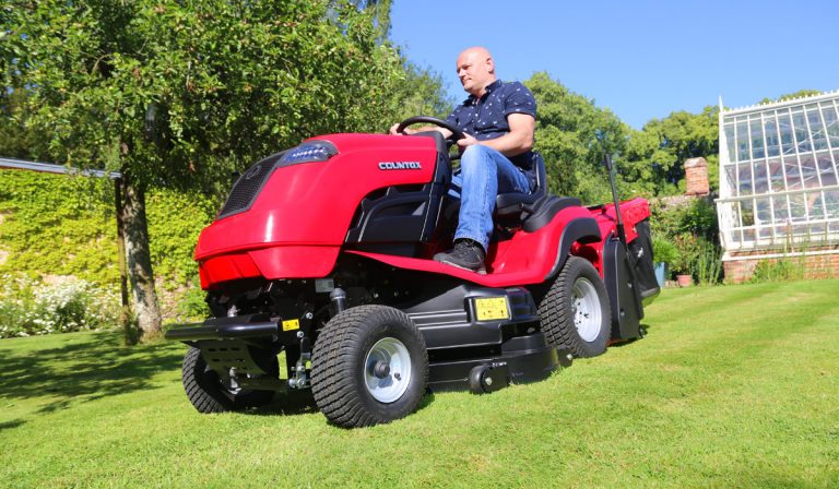 Countax garden tractors are built in Britain for the British garden